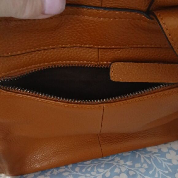 Tan Leather Backpack